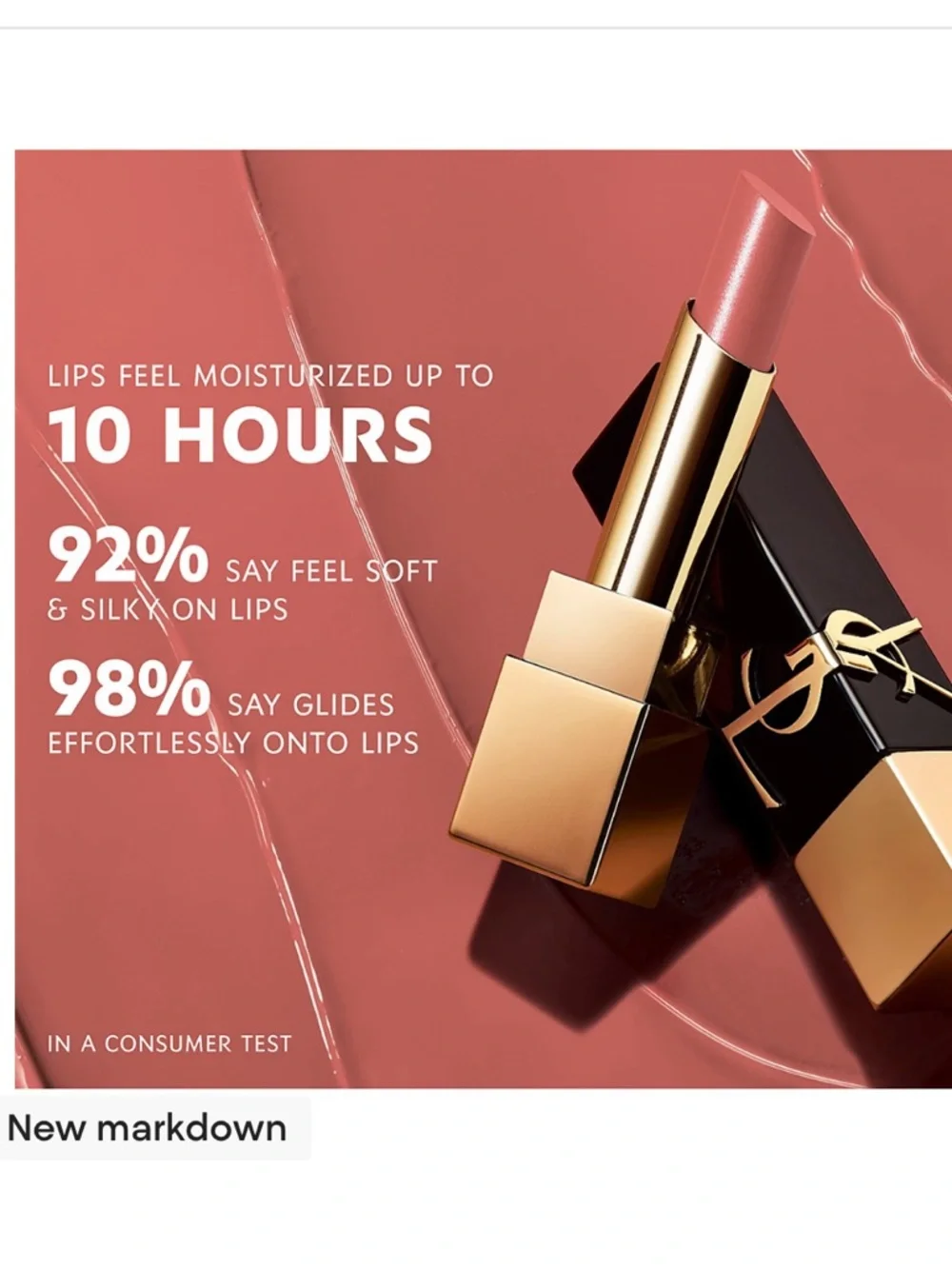 YSL Lipstick and Lancôme lip balm - 2pc mini size